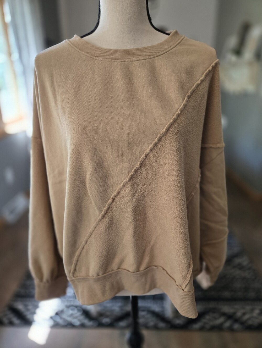 Small Easel oversized sweatshirt.